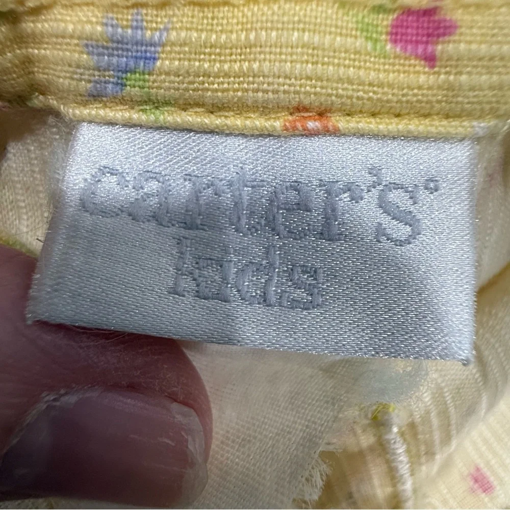 Y2K Carter's Sunny Floral Baby Romper Size 9-12 Months